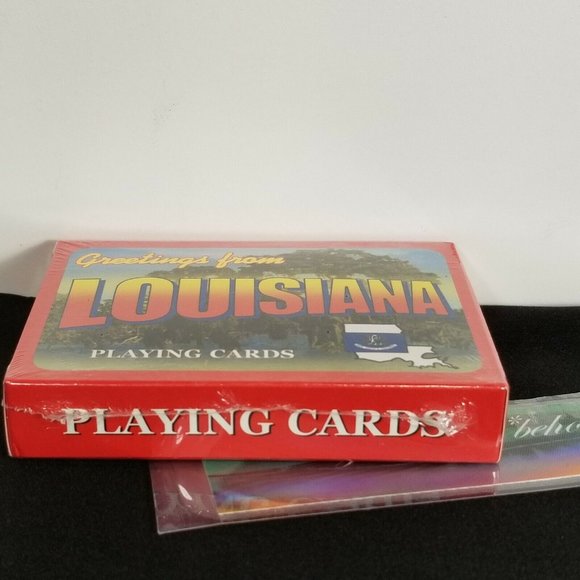 NEW Sealed Greetings from Louisiana Playing Cards Set - w/Official State Facts - Picture 5 of 5
